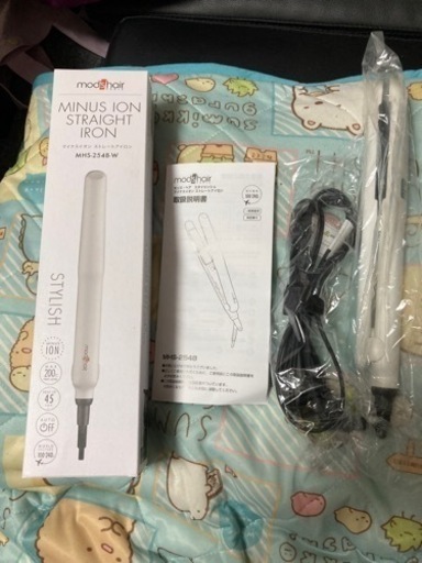 mod'shair マイナスイオンストレートアイロン MHS-2548-W 未使用品