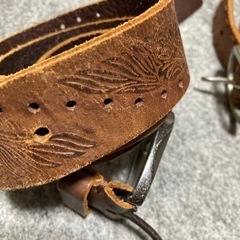 皮ベルト2本　メンズ用の画像