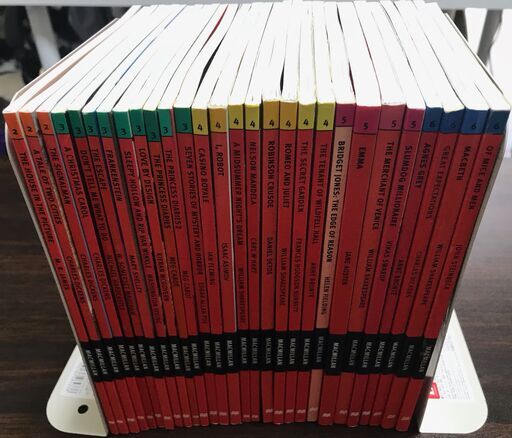 英語多読書　合計138冊　Penguin Readers、Macmillan Readers、 graded readers、グレーデ