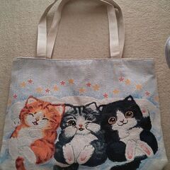 お値下げ☆猫のビッグトートバッグ 新品