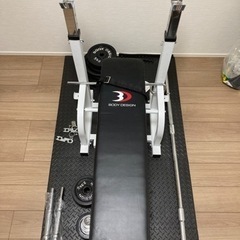 ベンチプレス フルセット 70kg バーベル シャフト