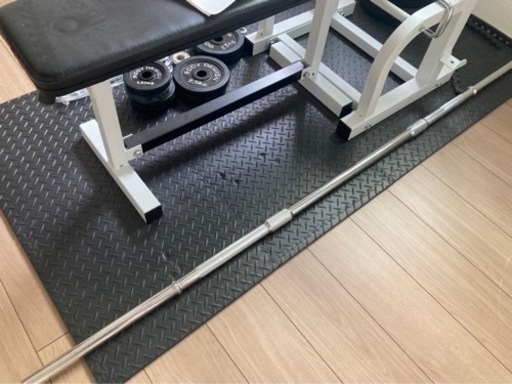 ベンチプレス フルセット 70kg バーベル シャフト
