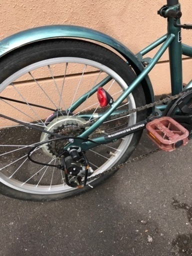 6段変速20インチ折りたたみ自転車