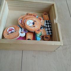 くまさん木製パズルの画像