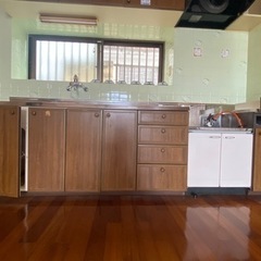 システムキッチン　吊り棚　差し上げます