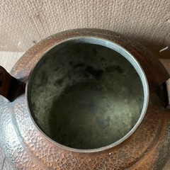 銅やかん　鎚起銅器　銅瓶　水注(水差)　昭和レトロ　古道具　骨董品の画像