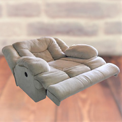 一人掛けリクライニングソファ　リユース品　値下げしました！の画像