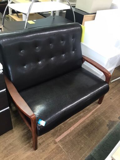 1人用　ソファー　シンプル　おしゃれ　カリモク風　クリーニング済み　貝塚市　二色浜