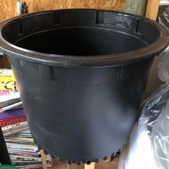 巨大プラスチック鉢1つテラコッタ鉢2つ
