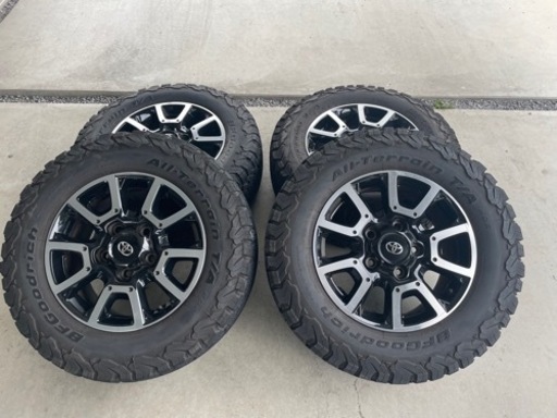 おがちゃんタンドラ純正ホイール バリ山タイヤ付 US TOYOTA トヨタ