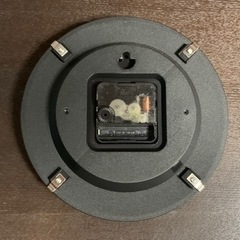 【ほぼ未使用】美品 壁掛クロック  大理石風×ゴールド 壁掛時計 動作お試しOKの画像