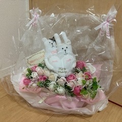 結婚祝い　ぬいぐるみ＆造花