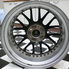 SSR製エグゼキューターCV03ダークチタン19in/BIG対応!!Super逆ゾリ仕様!セルシオシーマジェスタアリストクラウンソアラスカイラインフーガZの画像