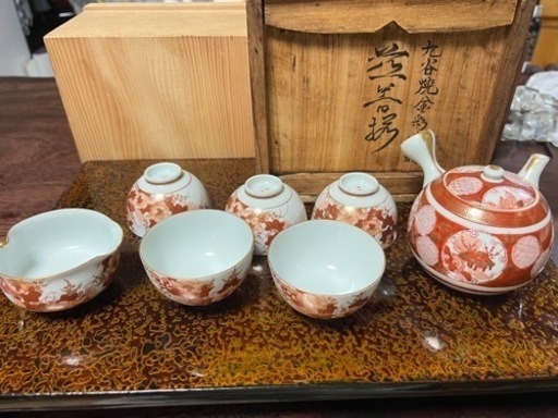 九谷急須セット骨董品