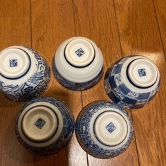 湯呑み、５点セットの画像