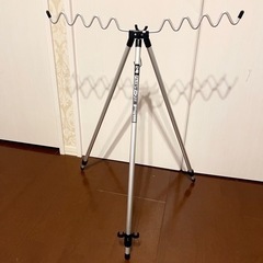 【美品】アルミ製サーフ三脚2号　ほぼ未使用品　釣り　