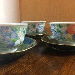 食器⑨  美濃焼　翔山　湯呑　3つセット