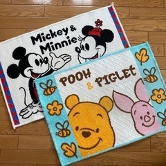 ディズニーのラグ2枚セット