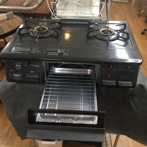 S756 ⭐ パロマ IC-S87K-L ガステーブルコンロ 左強火 プロパンガス用 ⭐クリーニング済
