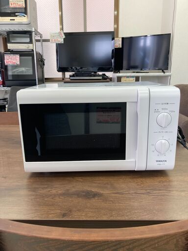 【リサイクルショップ　ピカソ　小松原】YAMAZEN ヤマゼン ターンテーブル 横開き電子レンジ 17L 60Hz 2018年製 YRB-177★7872★