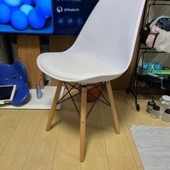イス　新品　未使用　白