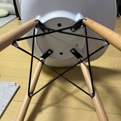 イス　新品　未使用　白の画像