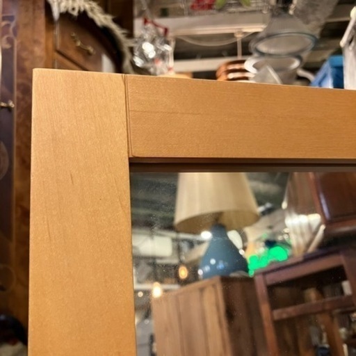 【売約済み】　無印　MUJI 良品計画　無印良品　ミラー　スタンドミラー　鏡　全身鏡　姿見　メイプル　メープル　
