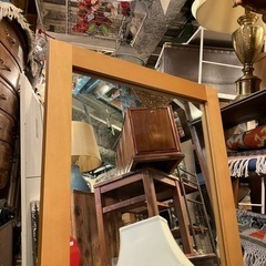 【売約済み】　無印　MUJI 良品計画　無印良品　ミラー　スタンドミラー　鏡　全身鏡　姿見　メイプル　メープル　の画像