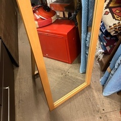 【売約済み】　無印　MUJI 良品計画　無印良品　ミラー　スタンドミラー　鏡　全身鏡　姿見　メイプル　メープル　の画像