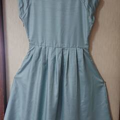 ★結婚式★ワンピース★水色★美品★の画像