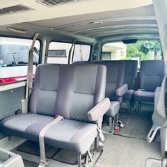 日産キャラバン10人乗り　値下げました‼️車検2年付き、ガソリン車　調子良い一台です！乗り替えの為出品になります、早い者勝ちます！の画像