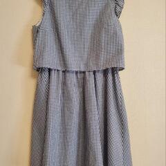 Ｍサイズ　ギンガムチェック　ワンピース　
