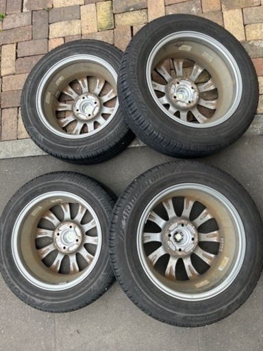 175/65R15ブリヂストン夏タイヤ4本ホイル付き