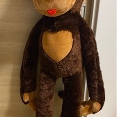 〈無料でお譲りします〉ぬいぐるみ（オランウータン）の画像