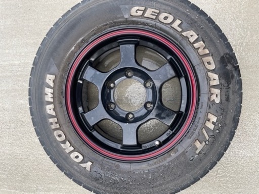 タイヤホイール付き4本 195/80R15