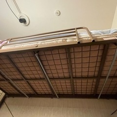ハイタイプロフトベッド、ブラウン、天井高255㎝部屋巾250㎝必要の画像