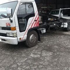積載車 エルフ 極東フラトップ
