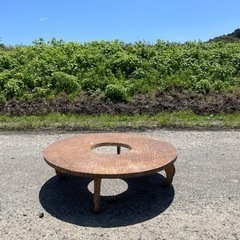 お取引中　　丸テーブル　古道具　レトロ　の画像