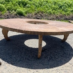 お取引中　　丸テーブル　古道具　レトロ　の画像