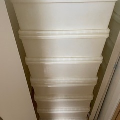 【先着順】収納　ケース　3段　2個セットの画像