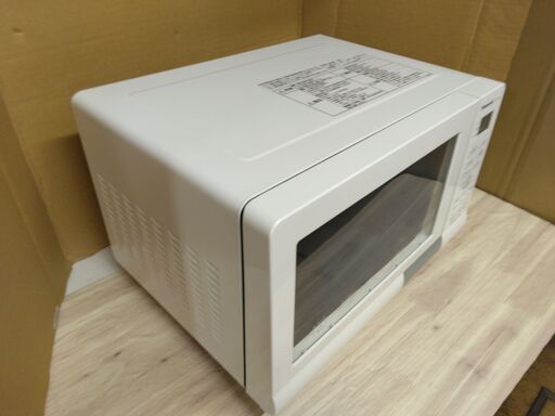 世田谷区近辺配送可能　正常作動品　NE-T15A3-W　2019年製　パナソニック エレック オーブンレンジ 15L ターンテーブル 遠赤ヒーター 重量センサー ヘルツフリー ホワイト NE-T15A3-W