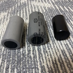 ① ユニコン筒型アルミ電解デュアル・シングルタイプ 500V 100μF ② AC 125V 300MFD 300uF 2ねじ端子モータースタートコンデンサ③の画像