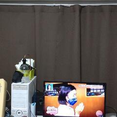 遮音遮光カーテン二組の画像