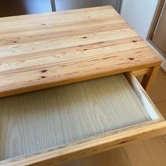 無印良品　パイン材デスクの画像