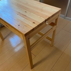 無印良品　パイン材デスクの画像