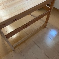 無印良品　パイン材デスクの画像