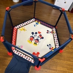 ミッキーミニー　ディズニー　ベビーサークルの画像