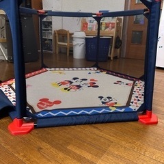 ミッキーミニー　ディズニー　ベビーサークルの画像