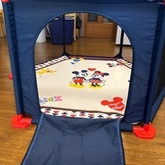 ミッキーミニー　ディズニー　ベビーサークルの画像