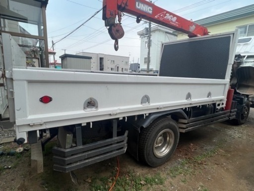 キャンター 荷台 鉄板 ワイド 10尺 ユニック